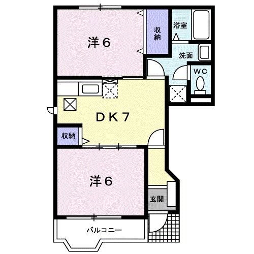 和歌山県有田市下中島 紀伊宮原駅 2DK アパート 賃貸物件詳細