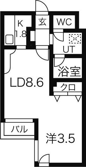 北海道札幌市白石区本郷通８丁目南 南郷７丁目駅 1LDK マンション 賃貸物件詳細