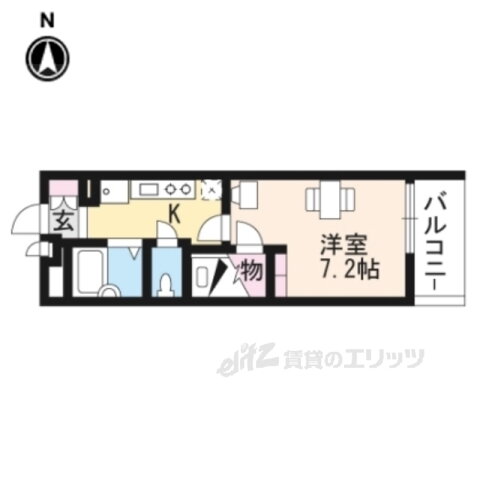 京都府京都市山科区西野今屋敷町 東野駅 1K アパート 賃貸物件詳細