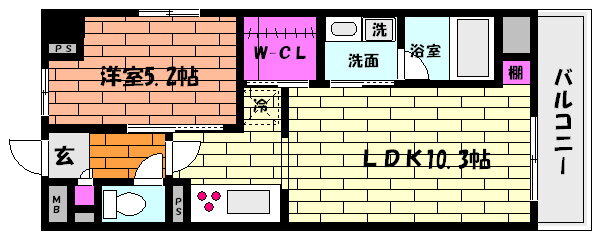兵庫県神戸市灘区神ノ木通１ 六甲道駅 1LDK マンション 賃貸物件詳細