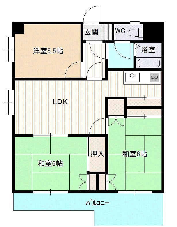 福島県郡山市開成４ 郡山駅 3LDK アパート 賃貸物件詳細