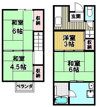 紫野西泉堂町貸家 4K 賃貸物件詳細