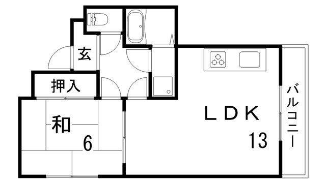中内ハイツ 3階 1LDK 賃貸物件詳細