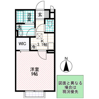 茨城県つくば市榎戸 みどりの駅 1K アパート 賃貸物件詳細