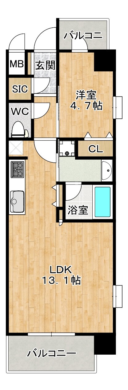 大阪府大阪市淀川区加島３ 加島駅 1LDK マンション 賃貸物件詳細