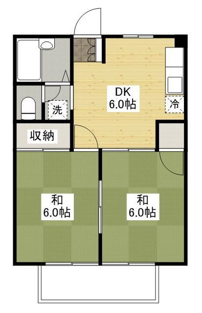 広島県福山市大門町１ 大門駅 2DK アパート 賃貸物件詳細