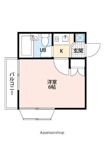 神奈川県横浜市神奈川区白幡南町 神奈川新町駅 1K アパート 賃貸物件詳細