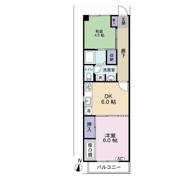 埼玉県さいたま市浦和区元町２ 北浦和駅 2DK マンション 賃貸物件詳細