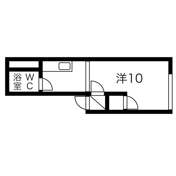 北海道石狩市花川南五条５ 1K アパート 賃貸物件詳細