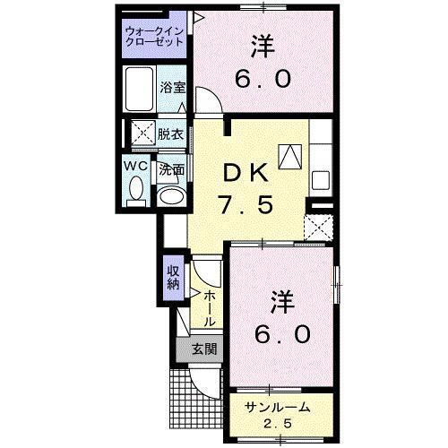 宮崎県都城市平江町 都城駅 2DK アパート 賃貸物件詳細