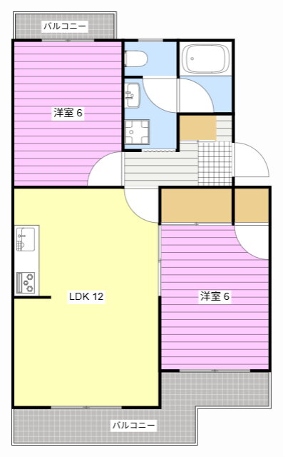 静岡県袋井市堀越３ 袋井駅 2LDK マンション 賃貸物件詳細