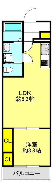 大阪府大阪市城東区中浜１ 緑橋駅 1LDK アパート 賃貸物件詳細