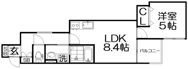 大阪府寝屋川市池田１ 寝屋川市駅 1LDK アパート 賃貸物件詳細