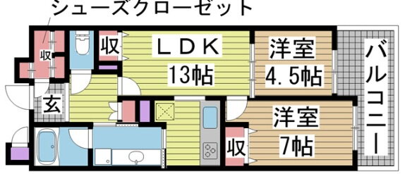 兵庫県神戸市中央区海岸通５ 神戸駅 2LDK マンション 賃貸物件詳細