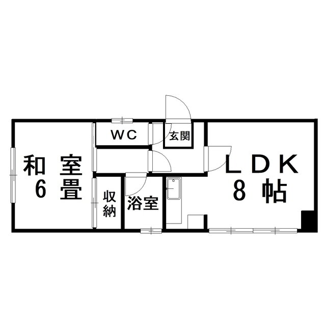 北海道釧路市堀川町 釧路駅 1LDK アパート 賃貸物件詳細