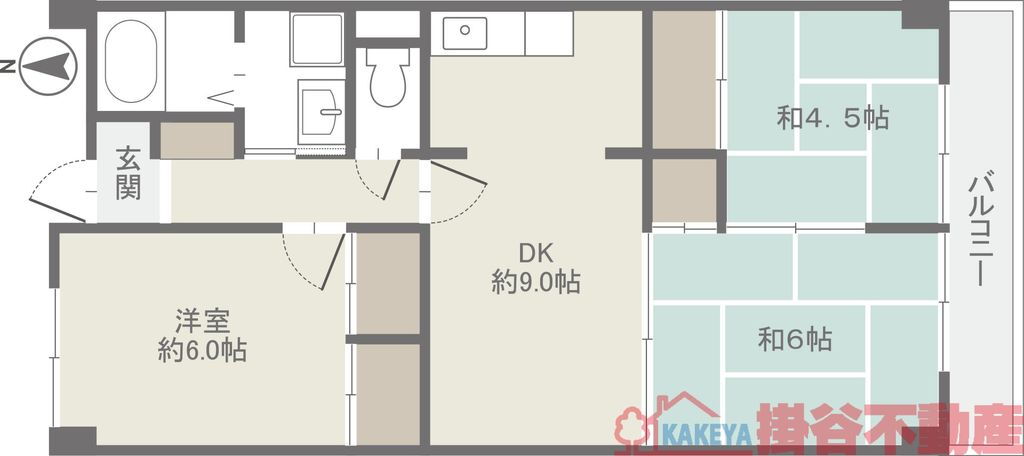大阪府茨木市真砂１ 南茨木駅 3DK マンション 賃貸物件詳細