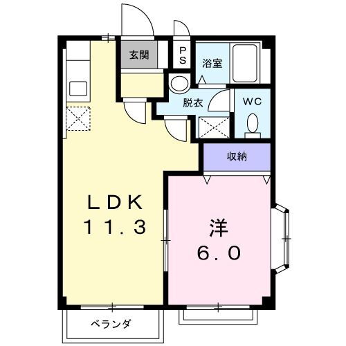 栃木県小山市東城南１ 小山駅 1LDK アパート 賃貸物件詳細