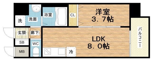 大阪府大阪市西区立売堀６ 阿波座駅 1LDK マンション 賃貸物件詳細