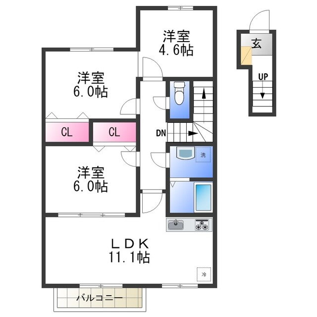 大阪府高石市取石４ 富木駅 3LDK アパート 賃貸物件詳細