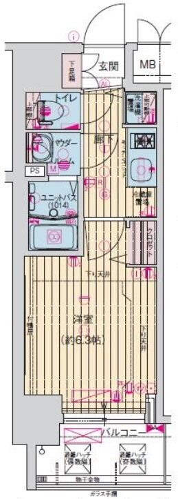 大阪府大阪市中央区瓦屋町３ 谷町九丁目駅 1K マンション 賃貸物件詳細