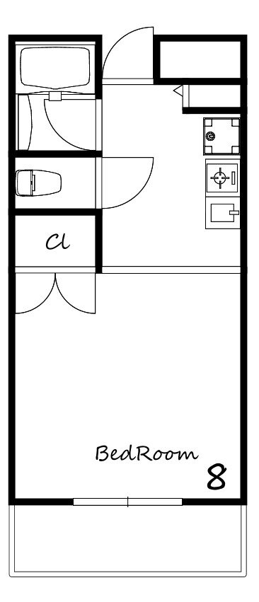 プランツ緑地 3階 ワンルーム 賃貸物件詳細