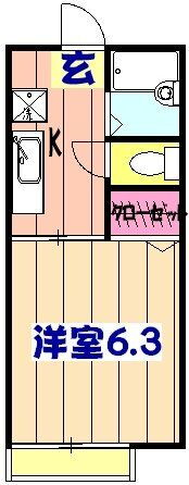 千葉県船橋市海神１ 船橋駅 1K アパート 賃貸物件詳細