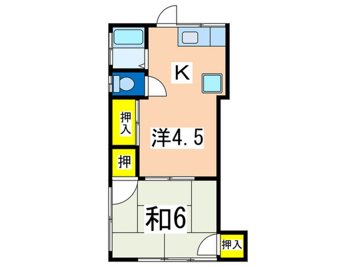 神奈川県横浜市金沢区金沢町 金沢文庫駅 2K アパート 賃貸物件詳細
