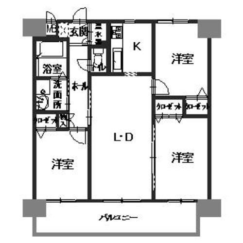 マノワール 5階 3LDK 賃貸物件詳細