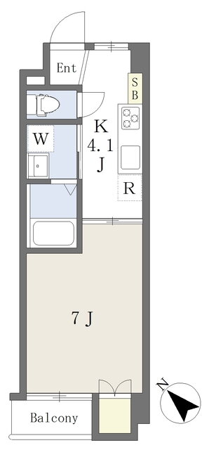 愛媛県松山市清水町４ 木屋町駅 1K マンション 賃貸物件詳細