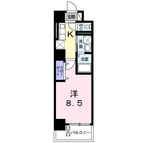 大阪府大阪市北区大淀中３ 福島駅 1K マンション 賃貸物件詳細