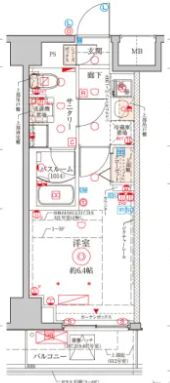 神奈川県川崎市中原区上小田中３ 武蔵新城駅 1K マンション 賃貸物件詳細