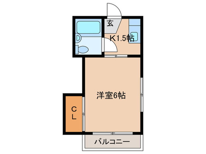 ハイムウシオパ－トＩ 2階 1K 賃貸物件詳細