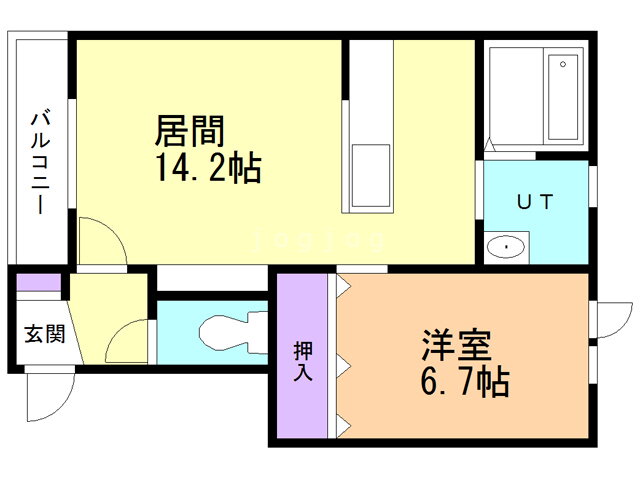 北海道帯広市西十一条南２６ 1LDK アパート 賃貸物件詳細