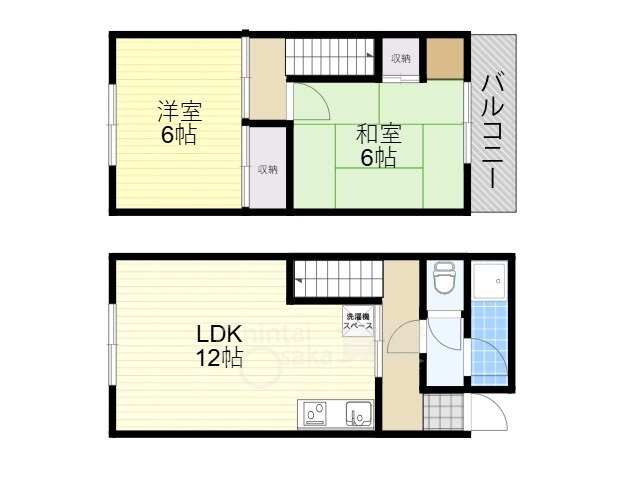 大阪府箕面市瀬川４ 桜井駅 2LDK 一戸建て 賃貸物件詳細