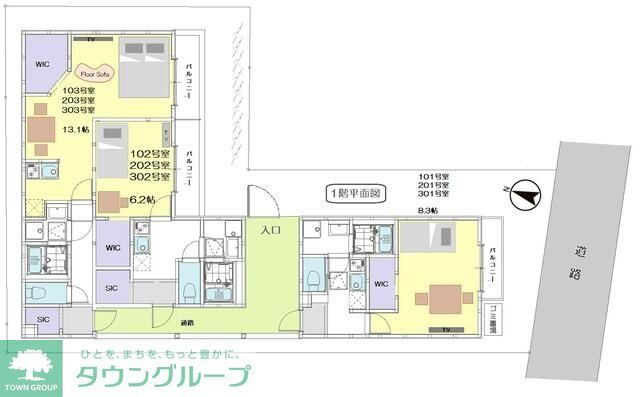 千葉県松戸市稔台１ みのり台駅 1K アパート 賃貸物件詳細