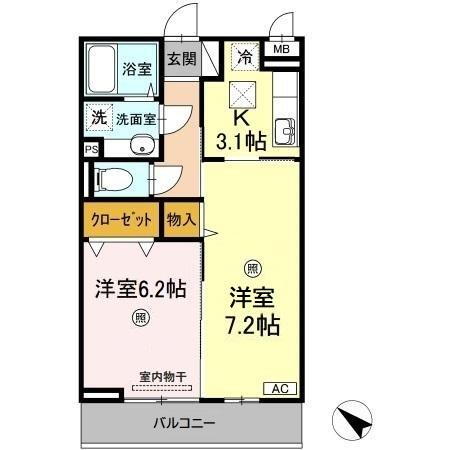 広島県広島市安佐南区緑井６ 七軒茶屋駅 2K アパート 賃貸物件詳細