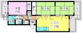 レジデンス唐原 2階 3LDK 賃貸物件詳細