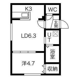 北海道札幌市北区北二十二条西７ 北２４条駅 1LDK マンション 賃貸物件詳細