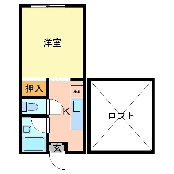 千葉県千葉市花見川区幕張町５ 幕張駅 1K アパート 賃貸物件詳細