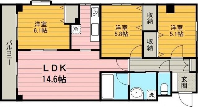 埼玉県川越市藤原町 新河岸駅 3LDK マンション 賃貸物件詳細