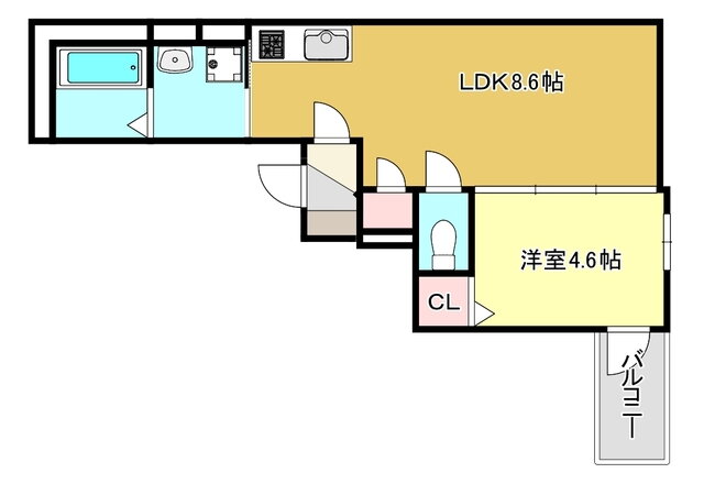 大阪府東大阪市本町 瓢箪山駅 1LDK マンション 賃貸物件詳細