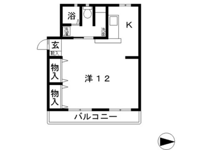 岡山県倉敷市二子 中庄駅 1K マンション 賃貸物件詳細
