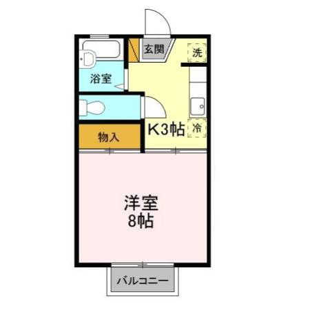 茨城県牛久市神谷６ 牛久駅 1K アパート 賃貸物件詳細