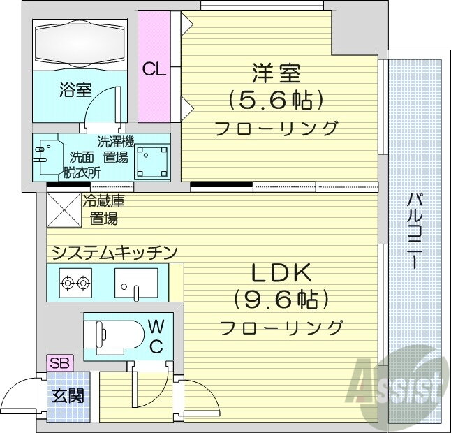 北海道札幌市中央区大通東３ バスセンター前駅 1LDK マンション 賃貸物件詳細