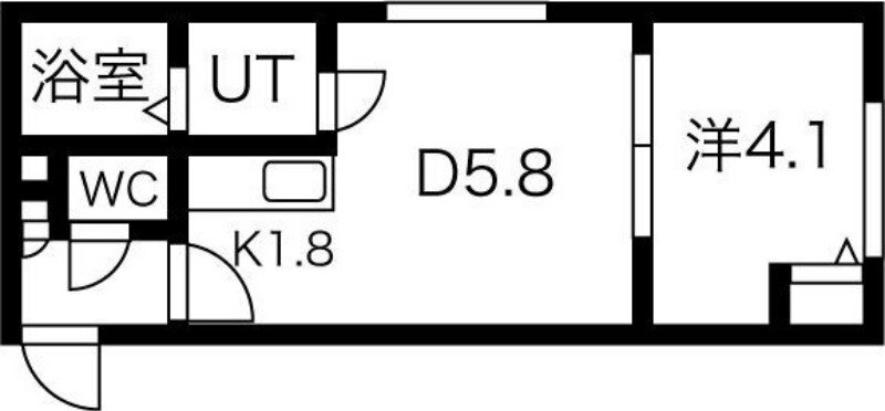 北海道札幌市東区北八条東８ 東区役所前駅 1DK アパート 賃貸物件詳細