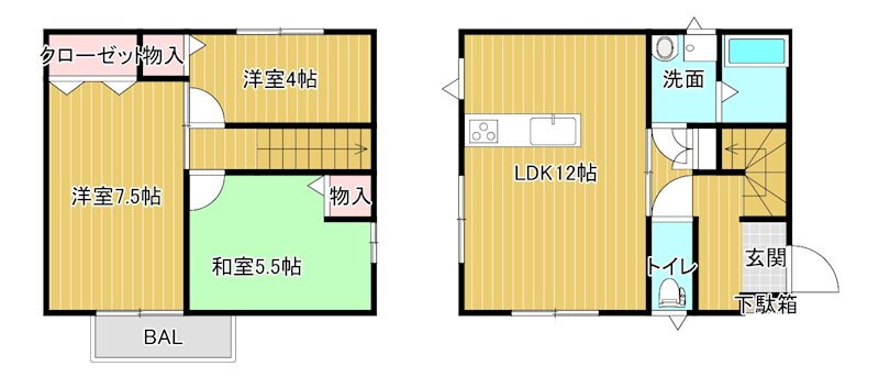 愛媛県松山市古三津１ 三津浜駅 3LDK 一戸建て 賃貸物件詳細
