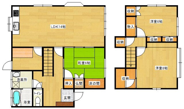 広島県広島市東区戸坂南１ 戸坂駅 3DK 一戸建て 賃貸物件詳細