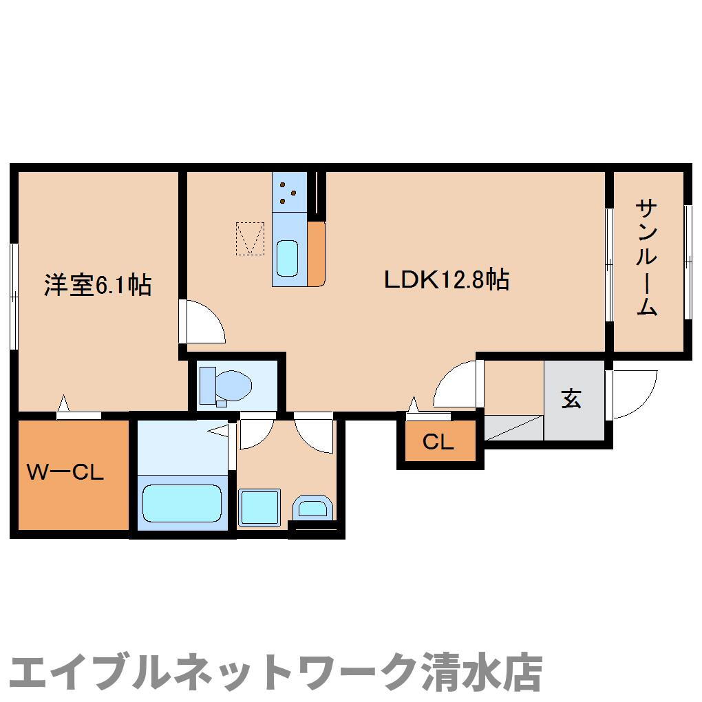 静岡県静岡市清水区三保 新清水駅 1LDK アパート 賃貸物件詳細