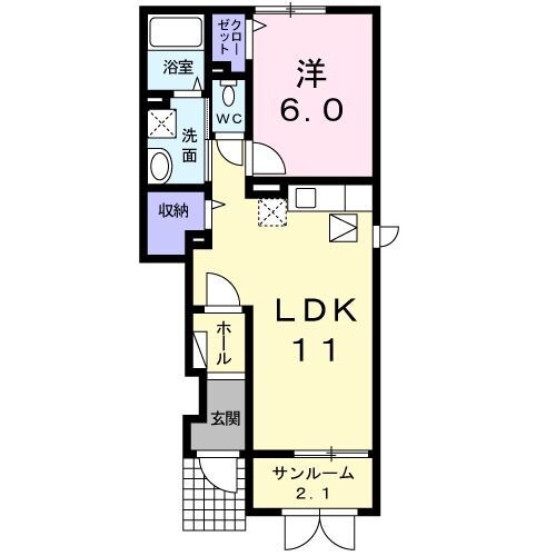 新潟県新潟市北区下早通 早通駅 1LDK アパート 賃貸物件詳細