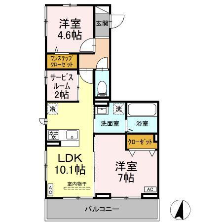 神奈川県川崎市高津区東野川１ 溝の口駅 2SLDK アパート 賃貸物件詳細